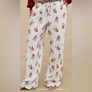 Aerie Flannel Cindy-Lou PJ Pants Christmas 2024